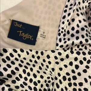 Just Taylor Polka Dot Dress